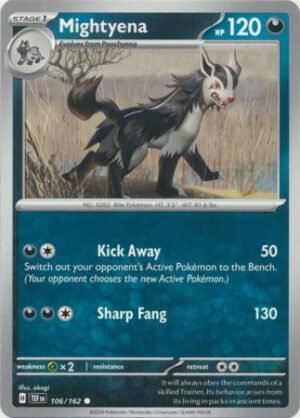 SV Temporal Forces 106/162 Mightyena