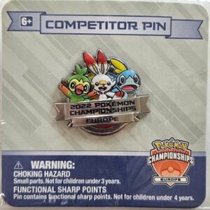EUIC Competitor 2022 Galar Starters Pin Badge