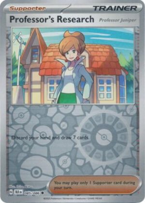 SV Black Bolt 085/086 Professor's Research [Professor Juniper] (Reverse Holo)