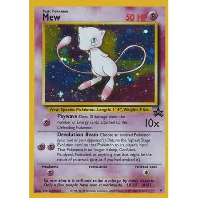 Pokemon Black Star Promo 09 Mew (Holo)