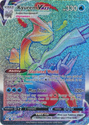 SWSH Lost Origin 197/196 Kyurem VMAX (Rainbow Rare)
