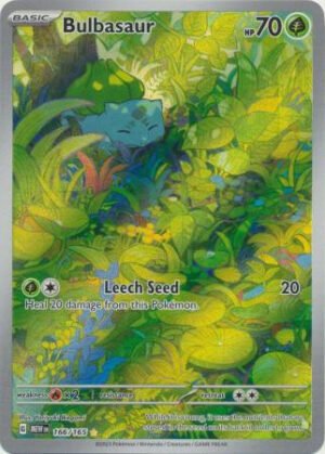 Scarlet & Violet 151 166/165 Bulbasaur (Illustration Rare)
