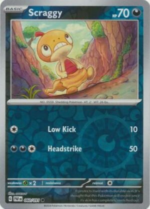 SV Paldean Fates 060/091 Scraggy (Reverse Holo)