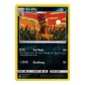 SM Unified Minds 138/236 Scrafty (Reverse Holo)