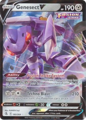 Fusion Strike 185/264 Genesect V (Half Art)
