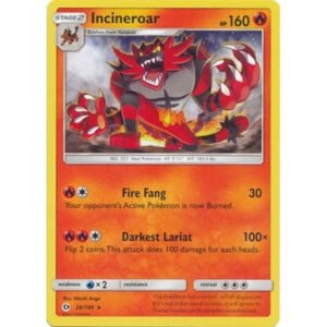 Sun and Moon (Base Set) 26/149 Incineroar (Non-Holo)