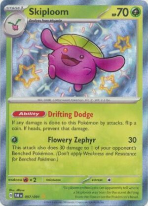 SV Paldean Fates 097/091 Skiploom (Holo Shiny)