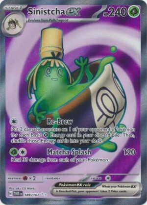 SV Twilight Masquerade 189/167 Sinistcha ex (Full Art)