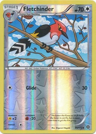 XY Steam Siege 95/114 Fletchinder (Reverse Holo)