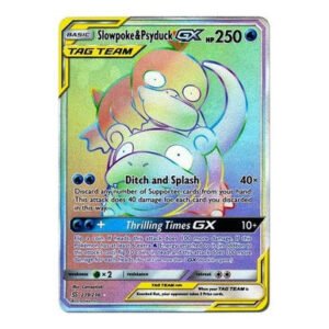 SM Unified Minds 239/236 Slowpoke & Psyduck GX (Tag Team Rainbow Rare)