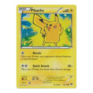 XY Base Set 42/146 Pikachu (Cosmo Holo)