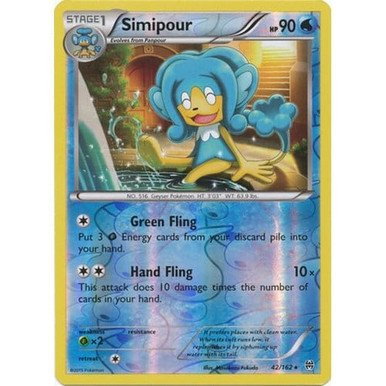 XY Break Through 042/162 Simipour (Reverse Holo)