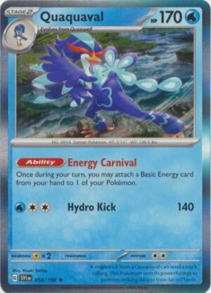Scarlet & Violet (Base Set) 054/198 Quaquaval (Holo)