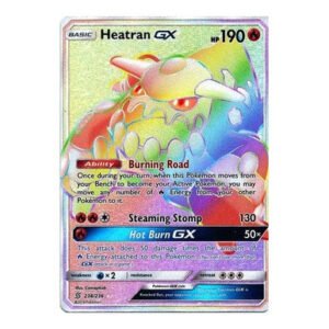 SM Unified Minds 238/236 Heatran GX (Rainbow Rare)