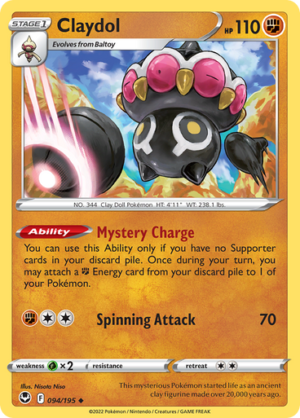 SWSH Silver Tempest 094/195 Claydol