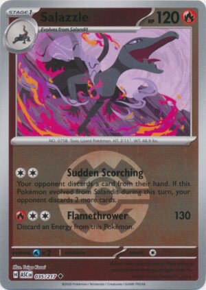 ME Ascended Heroes 035/217 Salazzle (Reverse Holo BALL SYMBOL)