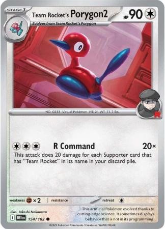 SV Destined Rivals 154/182 Team Rocket’s Porygon2