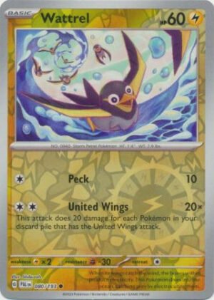 SV Paldea Evolved 080/193 Wattrel (Reverse Holo)