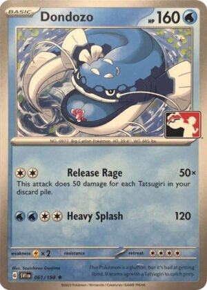 Scarlet & Violet (Base Set) 061/198 Dondozo (Prize Pack League Promo Non-Holo)
