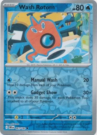 SV Destined Rivals 061/182 Wash Rotom (Reverse Holo)