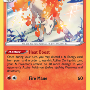 SWSH Silver Tempest 022/195 Rapidash (Non-Holo)