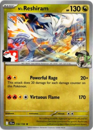 SV Journey Together 116/159 N's Reshiram (Prize Pack League Promo Non-Holo)