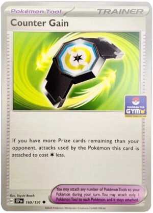 SV Surging Sparks 169/191 Counter Gain (TCG Gym Stamp Non-Holo)