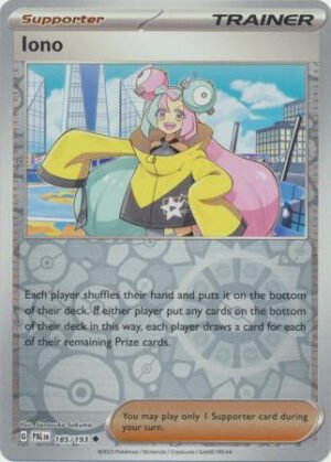SV Paldea Evolved 185/193 Iono (Reverse Holo)