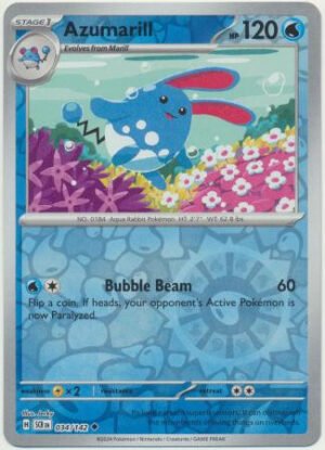 SV Stellar Crown 034/142 Azumarill (Reverse Holo)