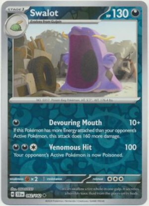 SV Stellar Crown 092/142 Swalot (Reverse Holo)