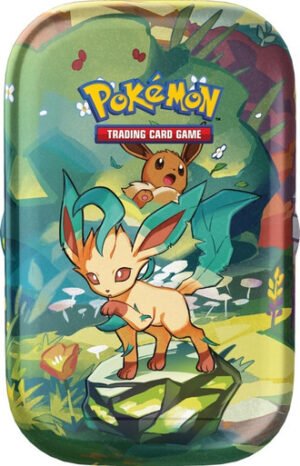 EMPTY Prismatic Evolutions Mini Tin - Leafeon