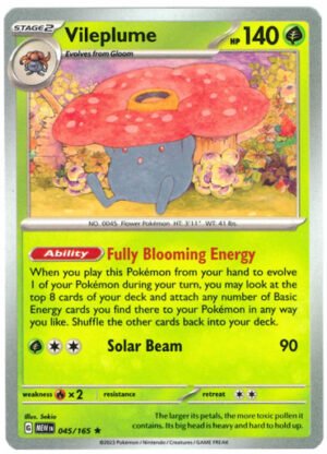 Scarlet & Violet 151 045/165 Vileplume (Non-Holo)