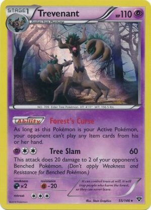 XY Base Set 55/146 Trevenant (Holo)