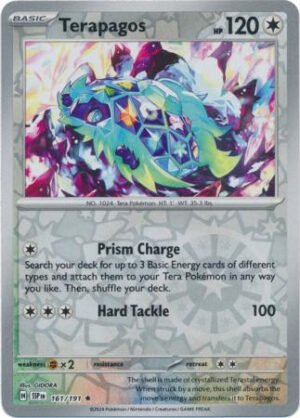 SV Surging Sparks 161/191 Terapagos (Reverse Holo)