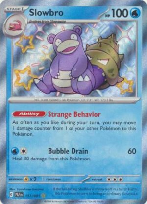 SV Paldean Fates 117/091 Slowbro (Holo Shiny)