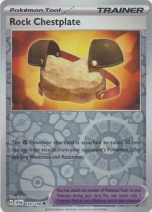 Scarlet & Violet (Base Set) 192/198 Rock Chestplate (Reverse Holo)