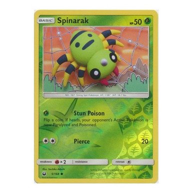 SM Celestial Storm 5/168 Sprinarak (Reverse Holo)