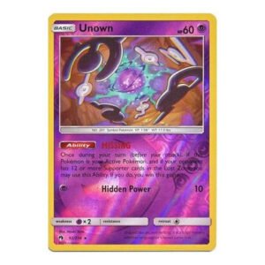 SM Lost Thunder 92/214 Unown (Missing) (Reverse Holo)