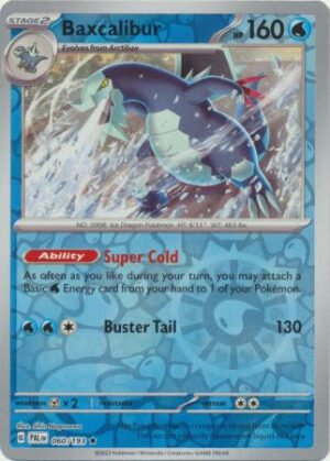 SV Paldea Evolved 060/193 Baxcalibur (Reverse Holo)