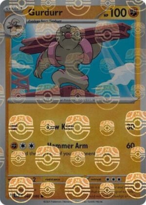 SV Black Bolt 048/086 Gurdurr (MASTER BALL Reverse Holo)