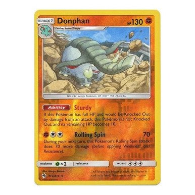 SM Lost Thunder 112/214 Donphan (Reverse Holo)