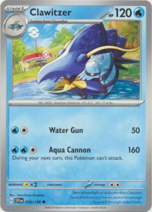 Scarlet & Violet (Base Set) 050/198 Clawitzer