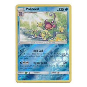 SM Guardians Rising 25/145 Politoed (Reverse Holo)