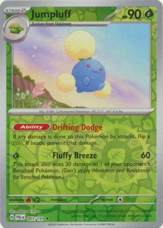 SV Paldea Evolved 003/193 Jumpluff (Reverse Holo)