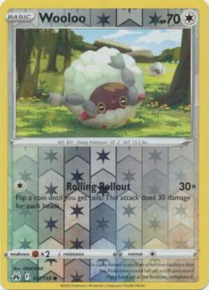 Crown Zenith 121/159 Wooloo (Reverse Holo)