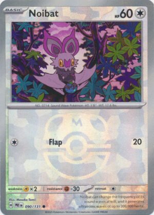 SV Prismatic Evolutions 090/131 Noibat (MASTER BALL Pattern Holo)