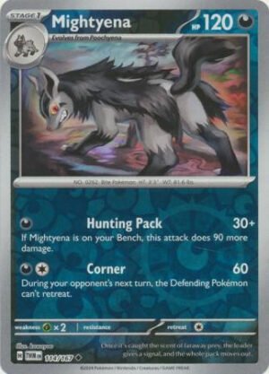 SV Twilight Masquerade 114/167 Mightyena (Reverse Holo)