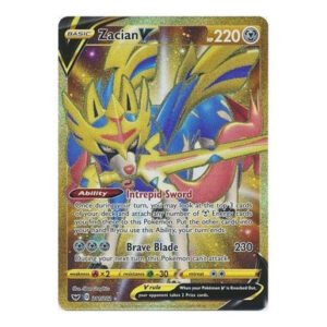 Sword & Shield (Base) 211/202 Zacian V (Secret Rare)