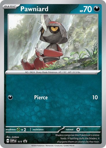 Scarlet & Violet Promo SVP111 Pawniard (No Symbol)