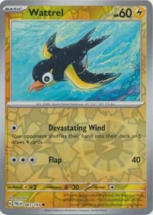 SV Paldea Evolved 081/193 Wattrel (Reverse Holo)
